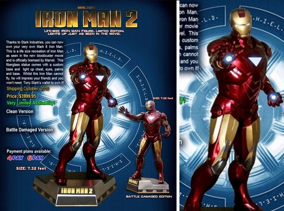 Life size Ironman statue Life size Ironman statue