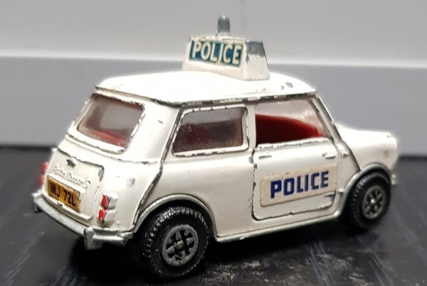 Dinky 250 Police Mini Cooper paper sticker set 1