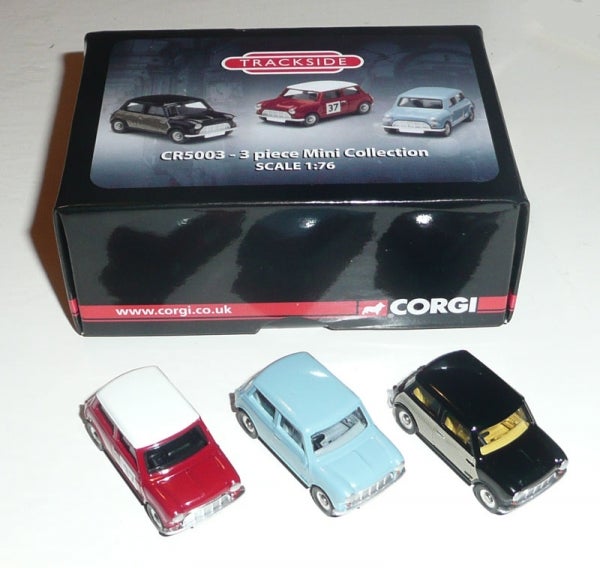 レア CORGI TRACK SIDE ミニカー 3ピース ミニコレクション